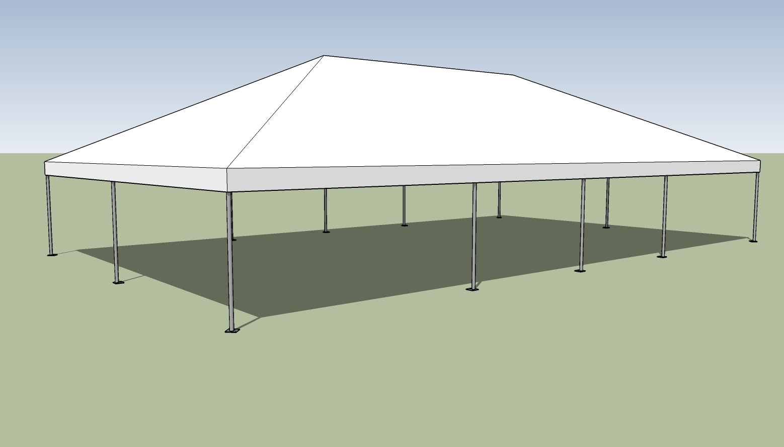 30x50 frame tent